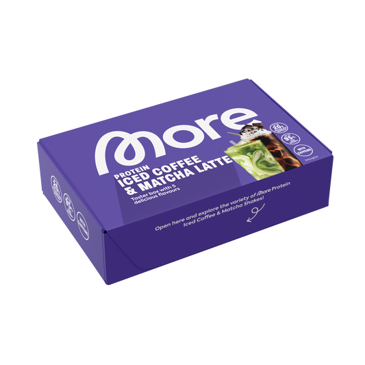 Proteineis-Kaffee- & Matcha-Latte-Probierbox